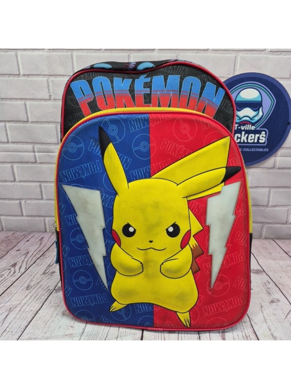 Pokemon‎ Pikachu Light Up Backpack  17” Laptop Bag For Kids, Teens